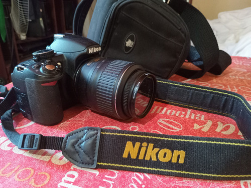 Camara Nikon3100 Con Bolso Impecable Lente 18 55