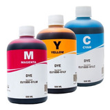 3 X 500 Ml Tinta Compatível Epson L355 L375 L3110 L3150 