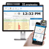 Software Timework Reloj Checador 10 Empleados