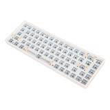 Kit De Teclado Mecánico 68 Teclas 2.4 G Bt Modo Cableado 65%