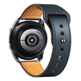 Pulseira De 20mm Couro Natural Compatível Com Smartwatch Q9