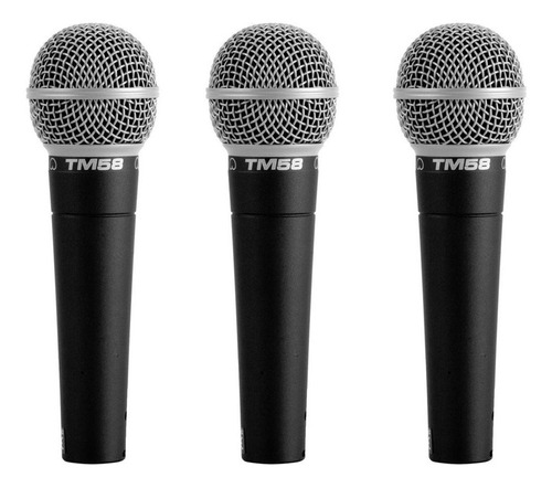 Superlux Tm58 Dynamic Vocal Microphone Paquete De 3