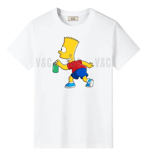 Remera Los Simpson Homero Bart Lisa Hombre Mujer