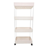 Carrito De Cocina Frutero Organizador Multiusos 4 Niveles Ab