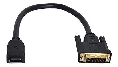 Cable Conector Dvi Macho 24+1  A Hdmi Hembra 10cm