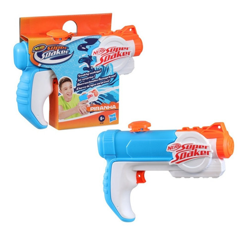 Lanzador De Agua Nerf Super Soaker Piranha 6+