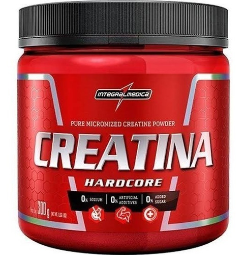 Creatina Hardcore 300g Pure Integralmedica - Original