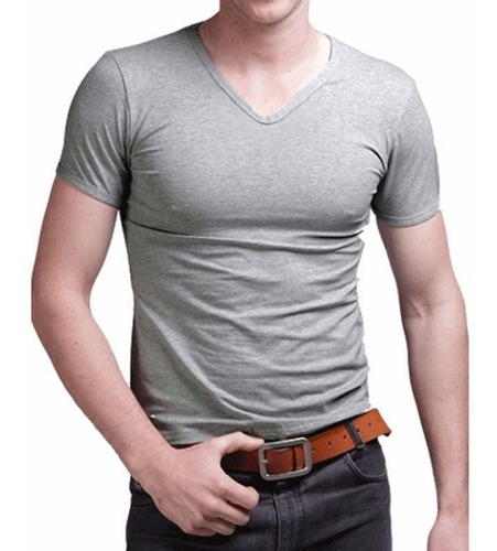 Pack X 4 Remeras Entalladas De Importacion Slim Fit Hombres!