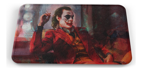 Tapete Dc Comic Joker Cigarro Acuarela Baño Lavable 40x60cm