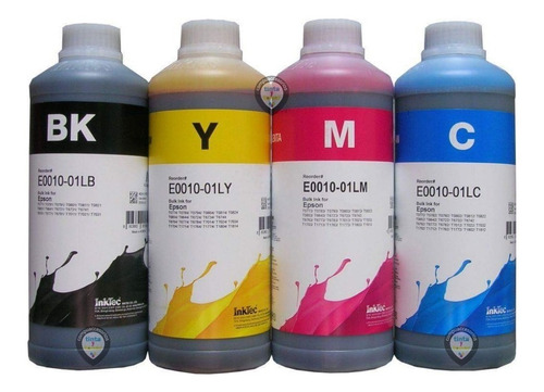  500 Ml X4 Tinta Inktec Dye Para Epson L200 L210 L300 L355