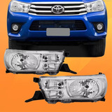 Farol Toyota Hilux Srx Sr-x 2016 2017 2018 2019 Foco Simples