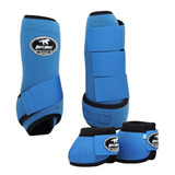 Conjunto Caneleira E Cloche Azul Turquesa - Boots Horse