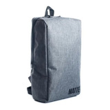 Mochila Matera Gris Bolso Para Equipo Mate Tela Impermeable