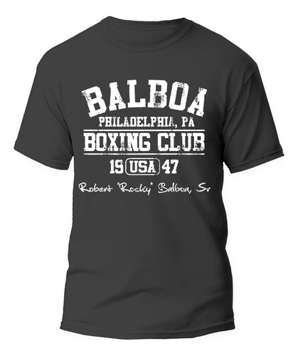 Remera Peliculas Rocky Boxing Club