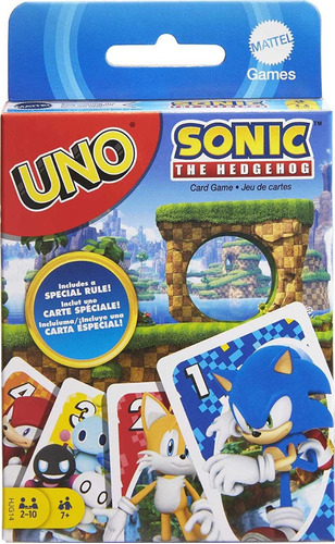 Juego De Cartas Uno Sonic Mattel Games