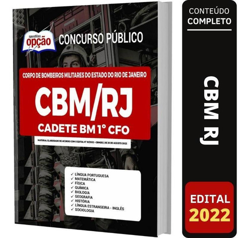 Apostila Concurso Cbm Rj - Cadete Bm Cfo