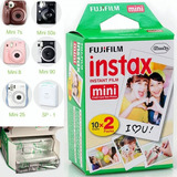 20 Hojas Fujifilm Instax Mini Iso 800 - Cartucho Doble