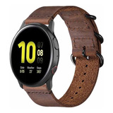 Correa De 22mm Para Galaxy Watch De Piel Calidad Premium D19 Color Cafe