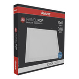 Kit 5x Painel Plafon Led 30w Embutir 40x40 6500k Avant