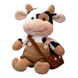 Peluche Juguete De Vaca Con Accesorios Kawaii 30cm Desmontab