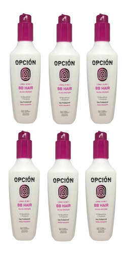 6 Bb Hair Alisado Reparador Profesional 10 En 1 Opción