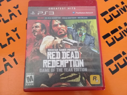 Red Dead Redemption Goty Ps3 Físico Envíos Dom Play
