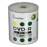 Smart Buy 100 Pack Dvd-r 4.7gb 16x Top (no Imprimible) Data