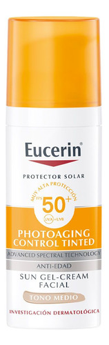 Eucerin Sun Fps50+ Crema Antiedad Color