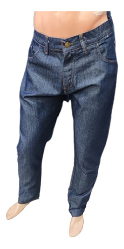 Pantalon Clasico Semichupin Hombre Jeans Rigido 