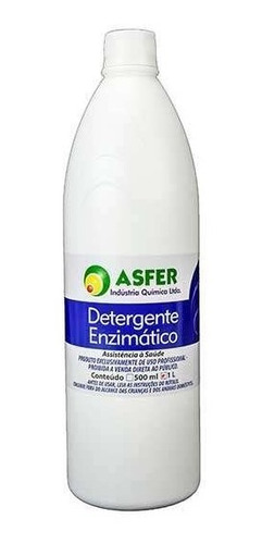 Detergente Enzimático Com 3 Enzimas Asfer 1 Litro