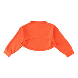 Sudadera De Tela De Baile Para Niños, Corta, Hueca, Casual