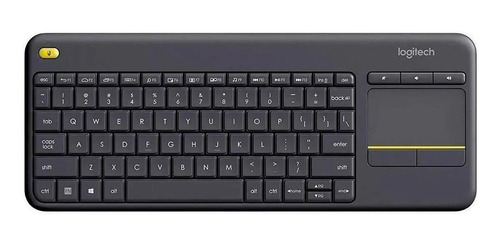 Teclado Sem Fio Logitech K400 Plus Qwerty Abnt2 Cor Preto