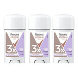 Desodorante Rexona Creme Clinical 58g Fem Extra Dry Kit 3un