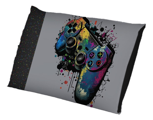 Fronha Estampada Decoração Gamer 50x70 Travesseiro Infantil