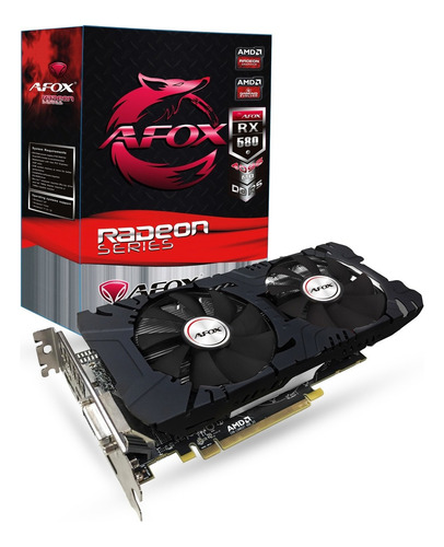 Placa De Video Gamer Amd Afox Radeon Rx 580 8gb Gddr5 2048sp