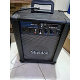 Amplificador Caixa Sheldon Max1000 Bluetooth Multiuso 15wrms