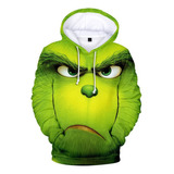 Nuevo Grinch Verde Grinch Película 3d Impresión Sudaderas Co