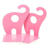 Sujete Decorative Books Zmgmsmh Elefante De Metal Rosa