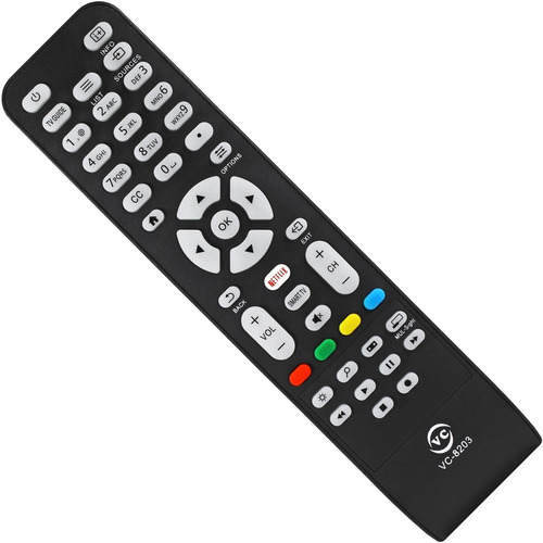 Controle Tv Aoc Com Netflix Le43s5977 / Le32s5970 Sem Pilhas