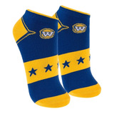 Meia Sem Cano Nba Golden State Warriors 39/43-azul E Amarela