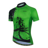 Camiseta De Ciclismo Para Hombre Aogda Cycling, De Mangas Co