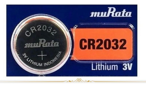 Pilha Bateria Cr2032 Murata(sony) Cartela 5 Unidades