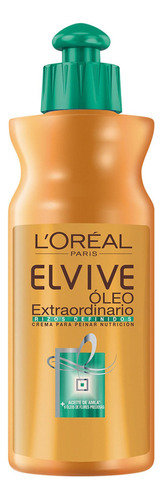 Crema Para Peinar Elvive Oleo Extraordinario Rizos X 250 Ml