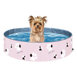 Piscina Para Cachorro Pets Dobrável 60 Cm X 20 Cm Vg Plus