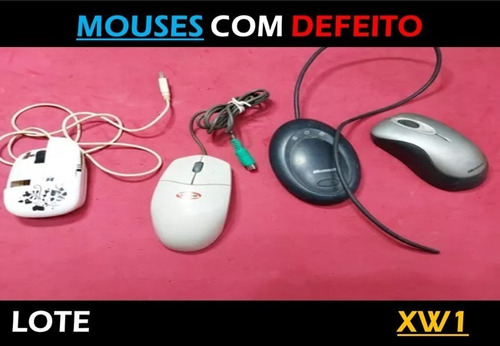 Mouses Com Defeito Lote - Xw1