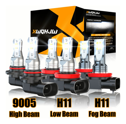 Kit De Faros Led Alto/bajo/antiniebla 9005 H11 H11 30000lm