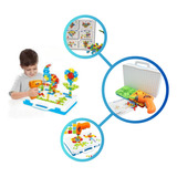 Kit De Montar Parafusadeira 106 Pçs Pilha Brinquedo Infantil