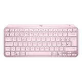 Teclado Bluetooth Logitech Master Series Mx Keys Mini Amv Color Del Teclado Rosa Idioma Español