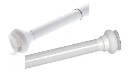 Barral De Aluminio Extensible 1.20a1.80 Blanco