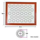 Mat Tapete Silpat Mantel De Silicona 30 Macarrons